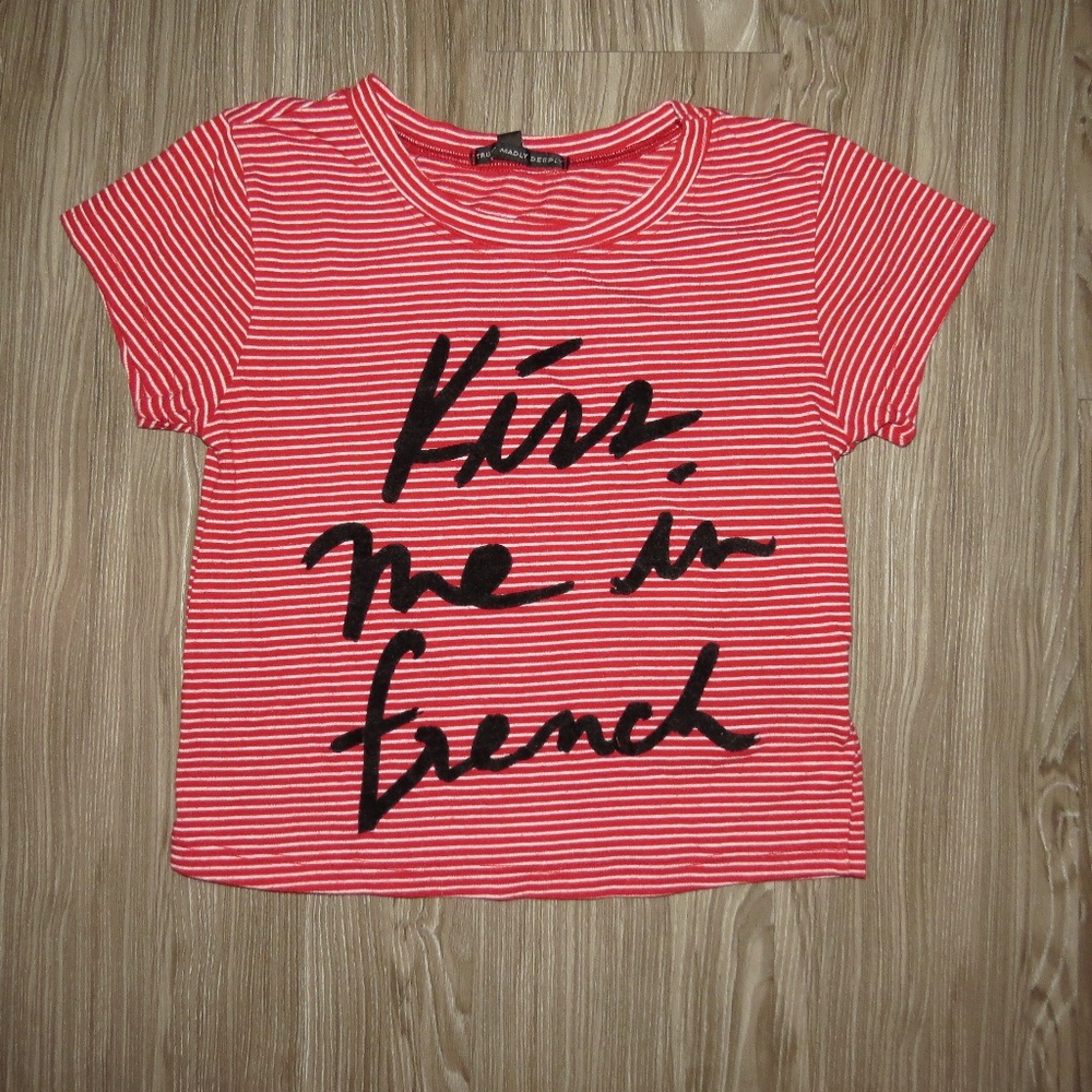 Graphic Tee Crop Top